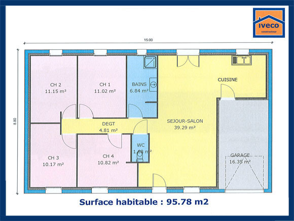 plan maison Iveco