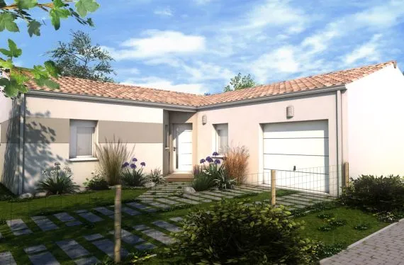 Photo maison 91&nbsp;m²<br>sur terrain 389&nbsp;m²