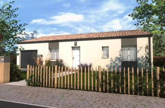 Photo maison 78&nbsp;m²<br>sur terrain 398&nbsp;m²