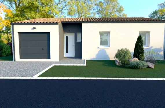 Photo maison 78&nbsp;m²<br>sur terrain 794&nbsp;m²