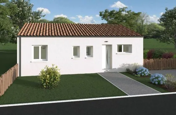 Photo maison 73&nbsp;m²<br>sur terrain 328&nbsp;m²