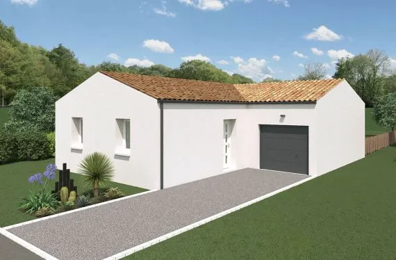 Photo maison 67&nbsp;m²<br>sur terrain 360&nbsp;m²