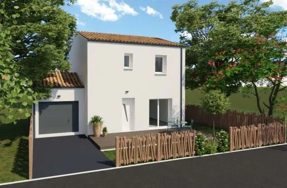 Photo maison 81&nbsp;m²<br>sur terrain 1100&nbsp;m²