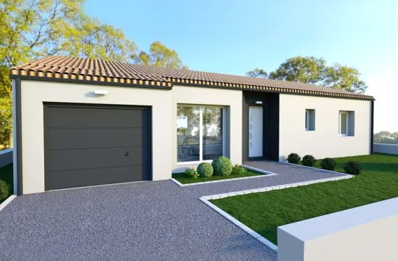 Photo maison 90&nbsp;m²<br>sur terrain 540&nbsp;m²