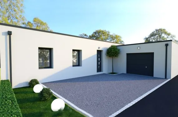 Photo maison 92&nbsp;m²<br>sur terrain 504&nbsp;m²