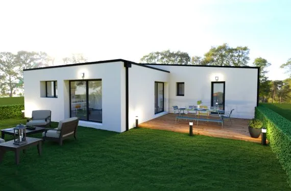 Photo maison 85&nbsp;m²<br>sur terrain 316&nbsp;m²